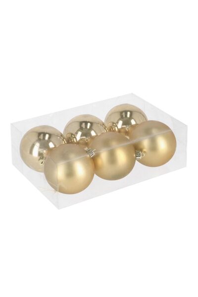 Bizzotto Set de 6 globuri aurii D80