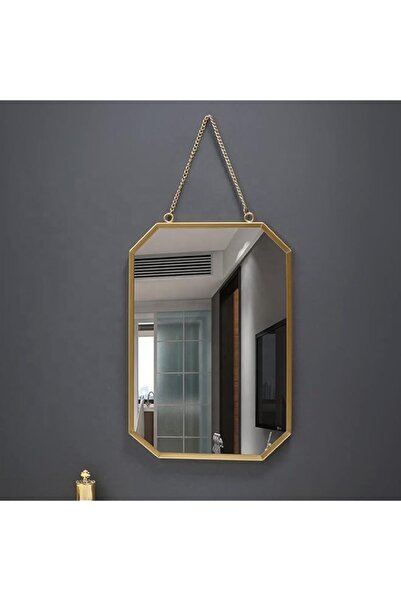 Generic مرآة حائط مربعة بإطار من الحديد المطاوع من سيريز، مناسبة للحمام، والمدخل، وغرفة النوم، وغرفة المعيشة. معدنية.