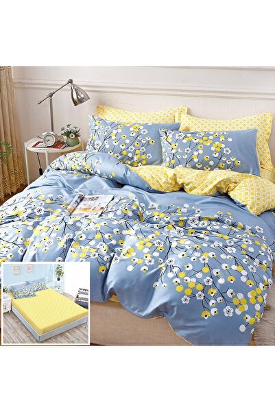 Pucioasa 4-piece bed linen with elastic Kansas PX058