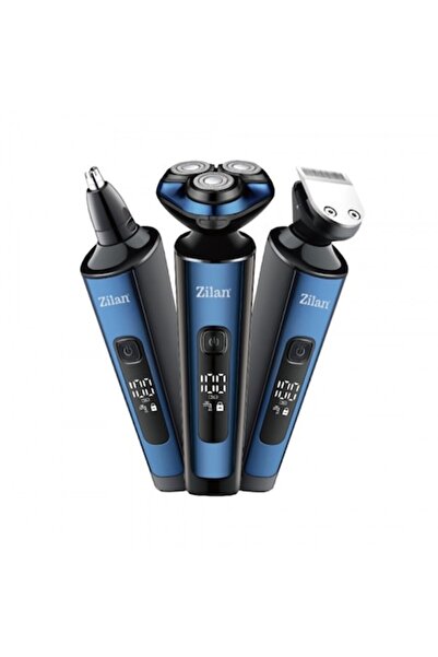 Zilan - Floria 4-in-1 Electric Shaver & Trimmer (USB, IPX6, Wet/Dry, 3 Heads, LED, 60min)