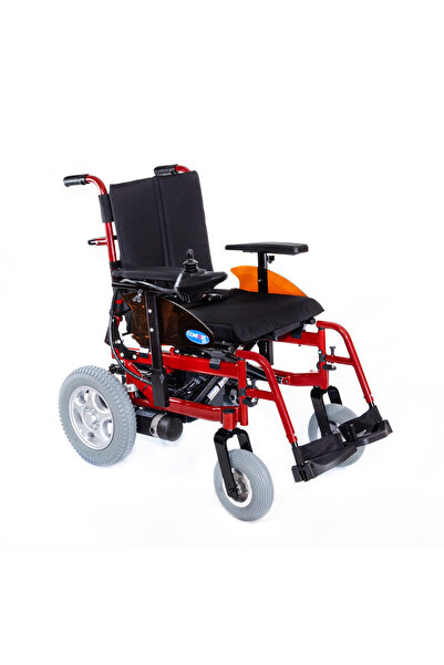 KAYAMED Comfort Plus Akülü Sandalye Bordo | 340W Motor, Yatar Sırt, Katlanır ...