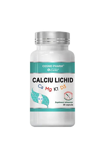 Cosmopharm CALCIU LICHID cu Magneziu, Vitamina K1 și D3