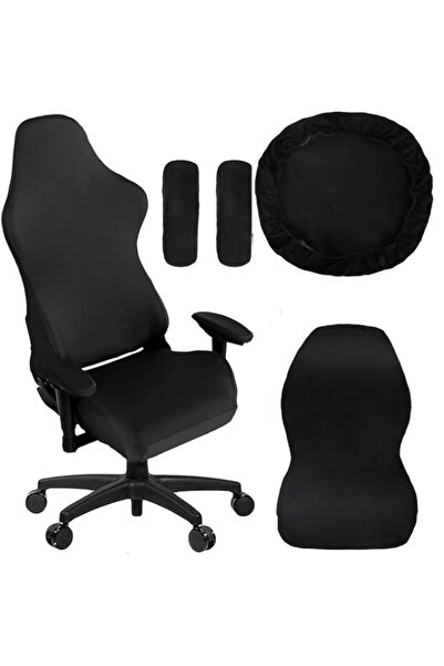 Generic غطاء كرسي ألعاب بوكيلا المقاوم للماء، أغطية كرسي ألعاب الكمبيوتر المكتبية المريحة، مصنوع من مادة البولي إيثيلين المطاطية