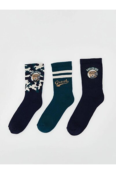 LC Waikiki Patterned Boys' Socks 3-Piece (W5)