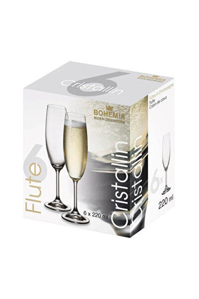 Bohemia Royal Crystal Set de 6 pahare cristal Bohemia Cristallin 220 ml