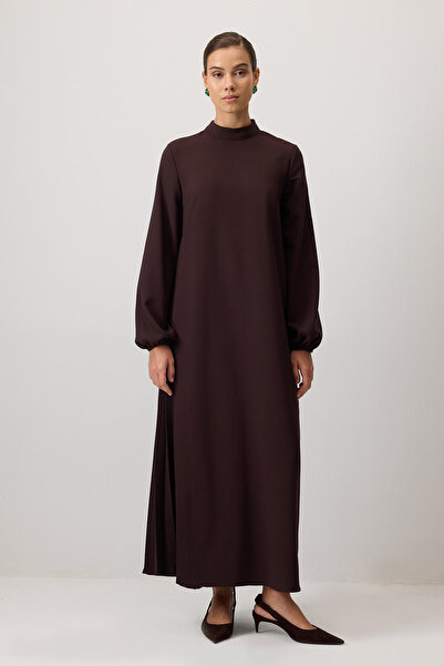 Touché Privé Pleated Crepe Dress