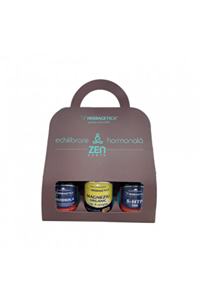 herbagetica Kit fără stres 30 cps + 30 cps + 60 cps