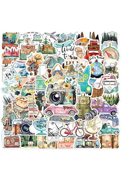 Other 50 Outdoor Travel Vinyl Stickers for Laptop, Water Bottle & Luggage - Kids & Adults