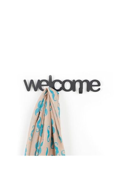 Generic علاقة حائط بالفي على شكل كلمة ترحيب -