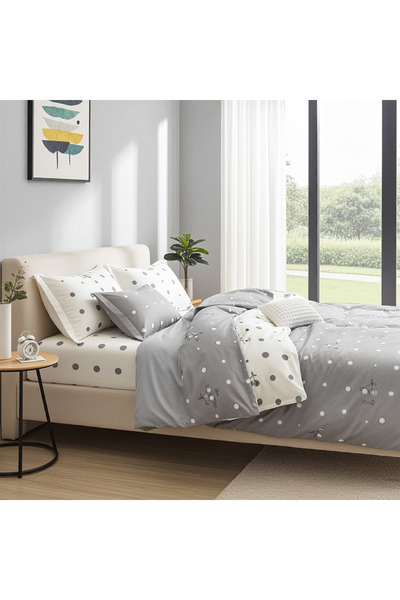 Pucioasa 6-piece elastic bed linen Deborah SX062