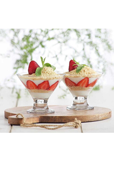 Asir Set of 6 transparent dessert cups 165 ml