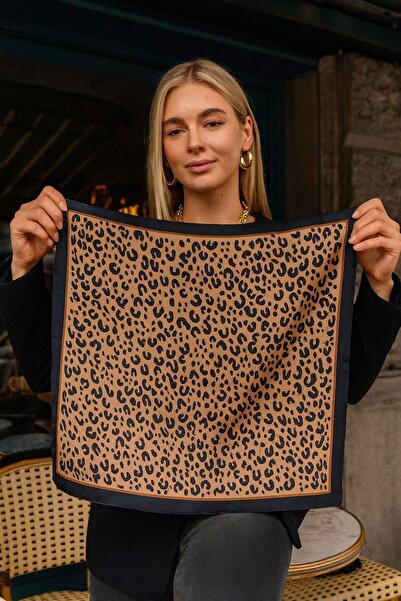 BALIENTE Eșarfă de damă cu model FLR9 70x70 cm