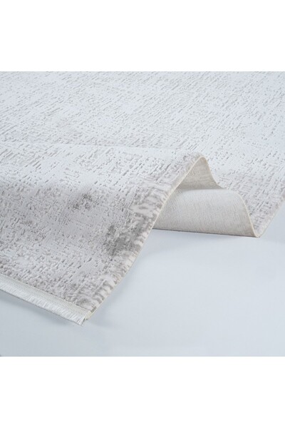 APEX HALI Azur 6551 Açık Gri Renk Modern Salon Halısı – Makine Dokuma, Yumuşa...