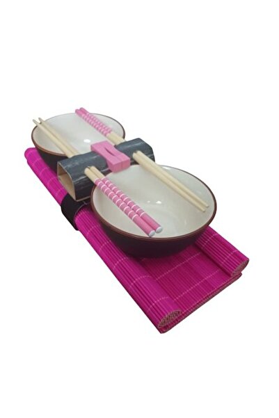 EDO Asian table set for side dishes (Banchan) - Pink