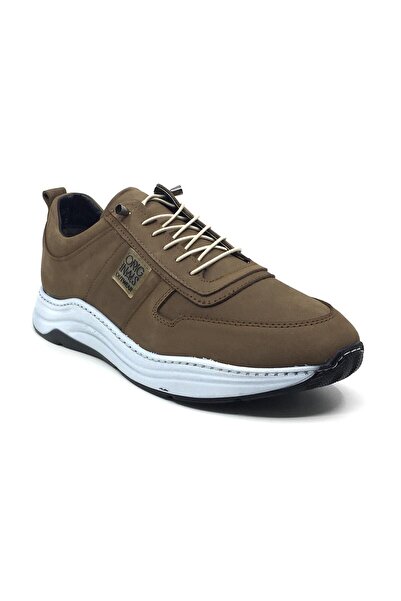 Taşpınar Ayakkabı Taşpınar Baykara 100% Nubuck Genuine Leather Men's Casual Comfortable Large Size Sports Shoes 40-47