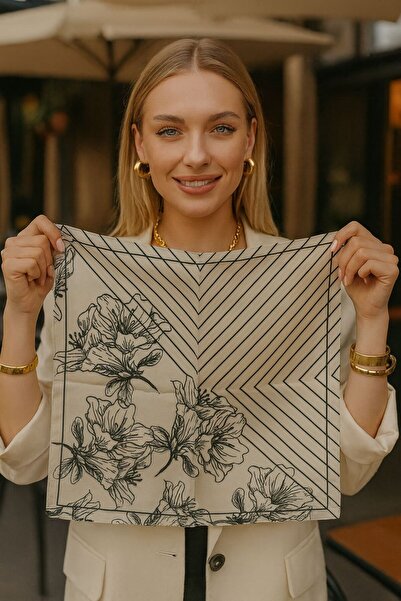 BALIENTE Flr7 Patterned Women's Scarf 50X50 cm