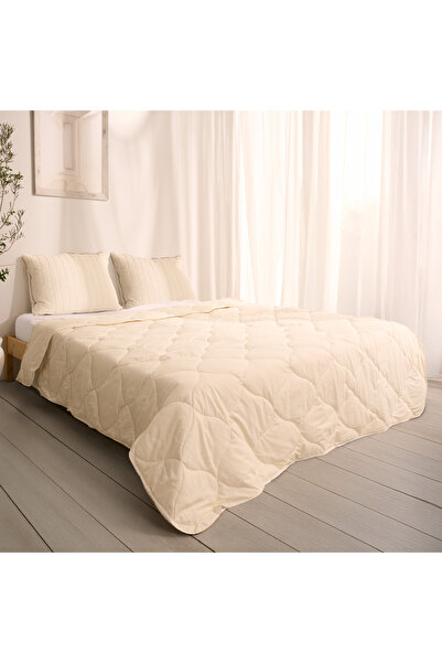 SHome 100% Cotton Filled Quilt 155X215 cm – Natural, Breathable, and Premium ...