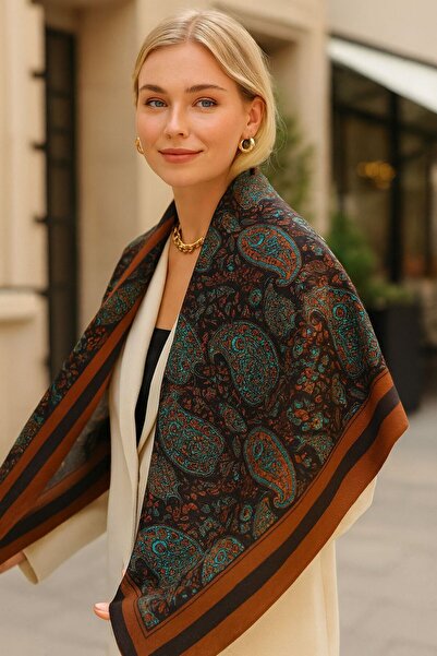 BALIENTE Flr2 Patterned Women's Scarf 90X90 cm