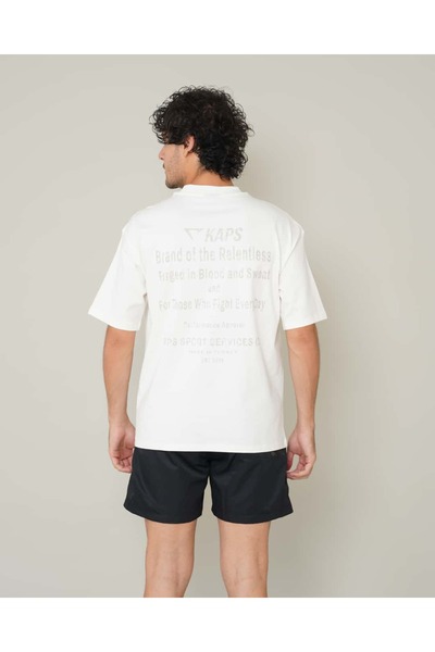 kaps تي شيرت لا ينتهي الإلهام قصة فضفاضة