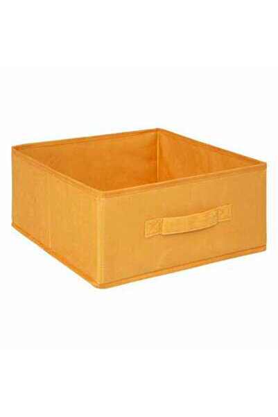 Other Velvet yellow shelf box 31x15cm FOLDABLE with handle