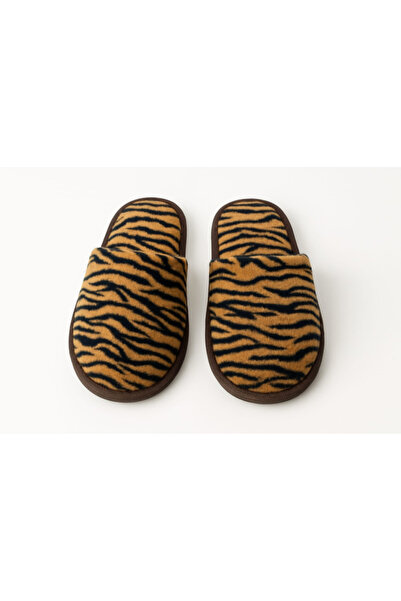 ALEEF Women's Fluffy House Slippers with Tiger Animal Print – Comfortable and Warm