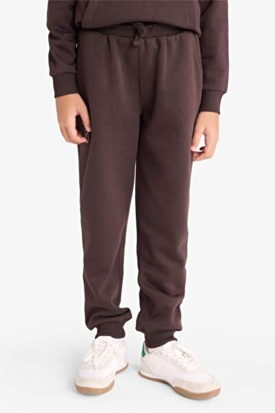 DeFacto Pantaloni de sport cu imprimeu pentru băieți cu talie elastică (25 WN)