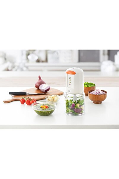 ALSAIF AL SAIF 0.5Liter 400W Electrical Vegetables Chopper And Mixing, Stainless Steel Blade, White E02426