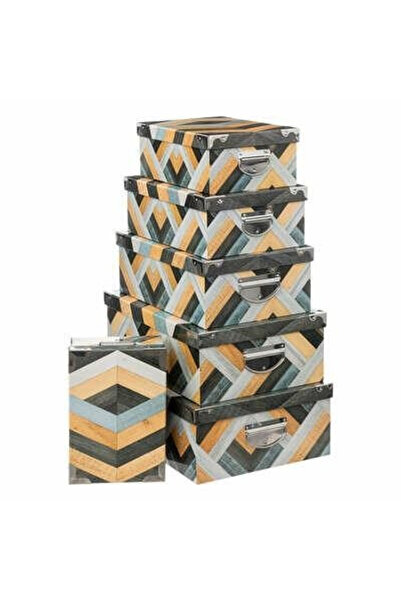 Other Set de 6 cutii de marchetărie de diferite dimensiuni