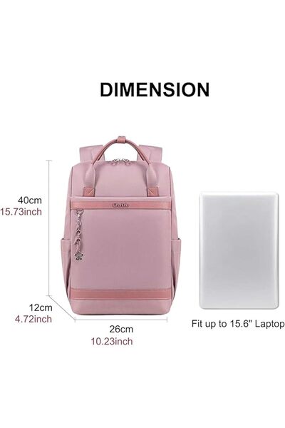 Chantria Women's Lightweight Luxury Laptop Backpack CB00639 – Water-resistant, Multi-function, Ant