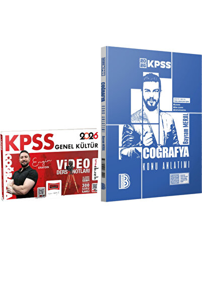 Benim Hocam Yayınları 2026 KPSS Coğrafya Video Ders Notları Engin Eraydın - 2...
