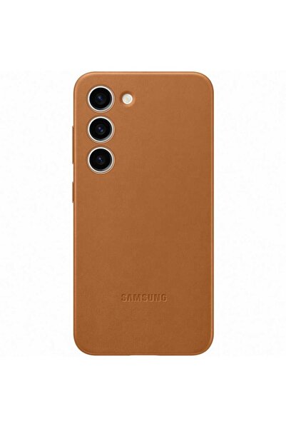 Samsung Husa de protectie Leather Case pentru Galaxy S23, Camel