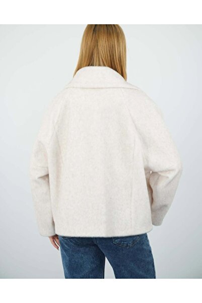 SUN STYLE oversized ΠΛΕΚΤΟ ΜΠΟΥΦΑΝΤΟ ΜΕ ΤΣΕΠΕΣ ΜΕ ΦΟΥΡΝΙΑ ΚΑΙ ΛΕΠΤΟΜΕΡΗ ΚΟΥΜΠΙΑ