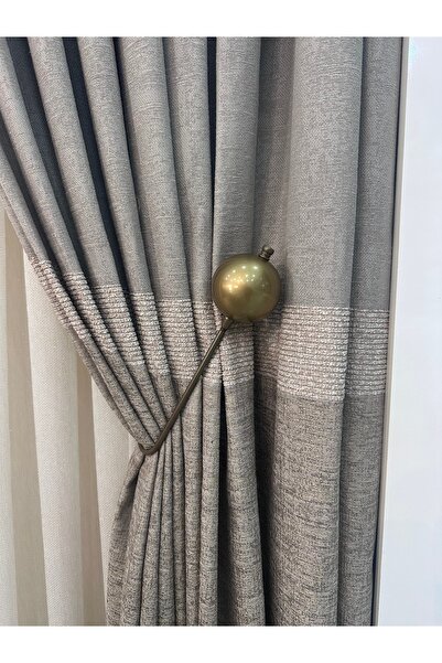 Emsal Perde kolbağı metal kornişe takılan 1 adet