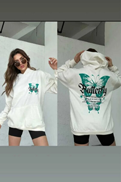 ESSFASIHON Світшот з капюшоном великого розміру