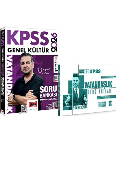 Benim Hocam Yayınları 2026 KPSS Tamamı Çözümlü Vatandaşlık Soru Bankası Özgür...