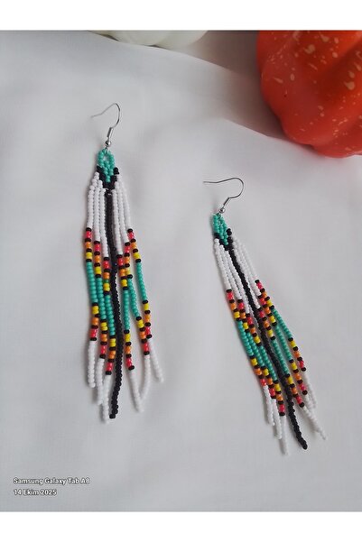 İPAR AKSESUAR Handmade Earrings with Sand Beads