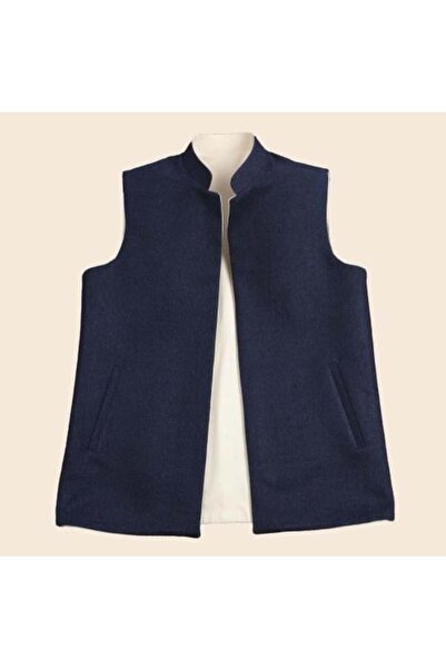 GENERAL'S Double-sided winter wool sedari (beige and dark blue) in multiple sizes as per your request