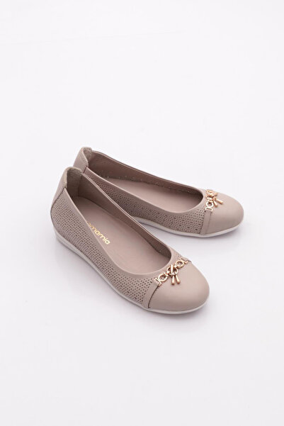 Mammamia D25Ya-7115 Women's Leather Ballerinas