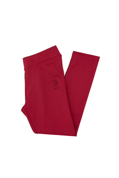 U.S. Polo Assn. Girl's Dark Raspberry Leggings 50316890-Vr104
