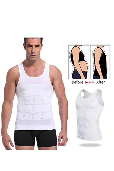 VEYA Men's compression corset to slim and tighten the abdominal area and hide...