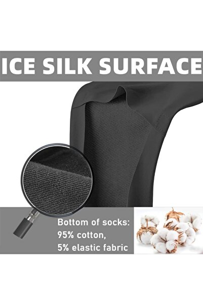 Generic جوارب LCHYI® الحريرية غير المرئية منخفضة القطع غير القابلة للانزلاق للرجال والنساء، 6 أزواج