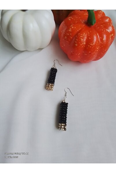 İPAR AKSESUAR Handmade Earrings with Sand Beads