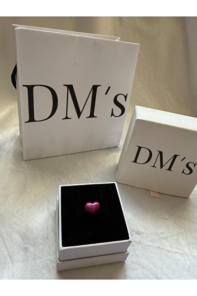 DM’s Silver Metalik Mor Kalp Gümüş Charm’ı
