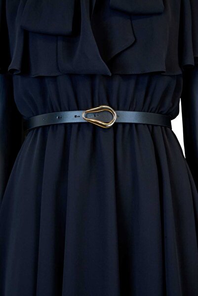 UTOPIAN Fırfır Detaylı Şifon Mini Elbise