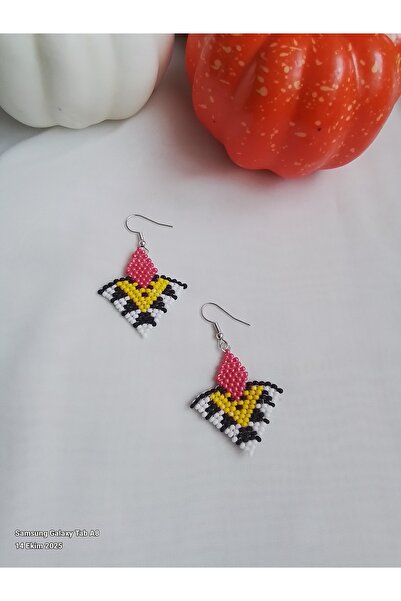 İPAR AKSESUAR Handmade Earrings with Sand Beads