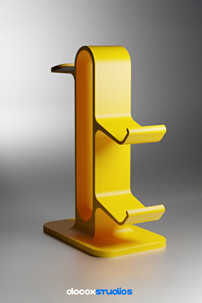 Docox Studios Kulaklık ve Oyun Konsolu Dekoratif Standı Xbox / Ps4 / Ps5 Uyumlu