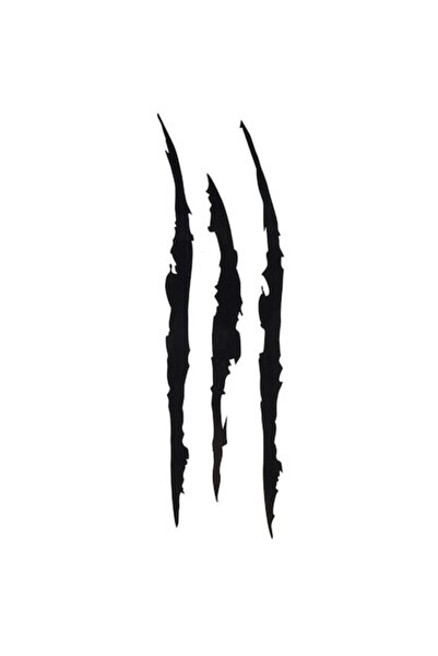 Oracal 651 Car Sticker, Monster Claw, Waterproof, 40 x 12 cm, black