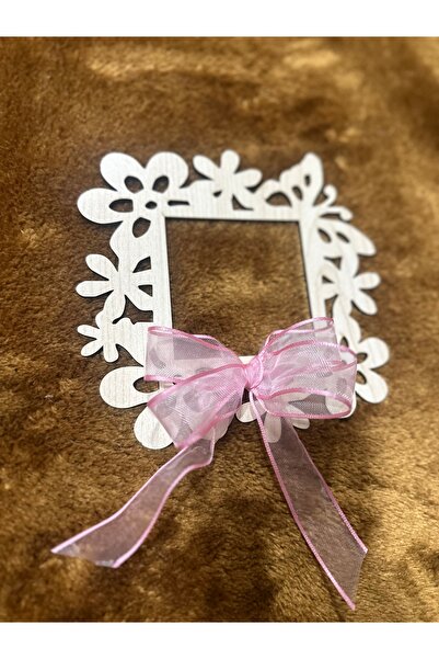 Marrone Pink Star Flower Socket Frame with Double-Sided Tape