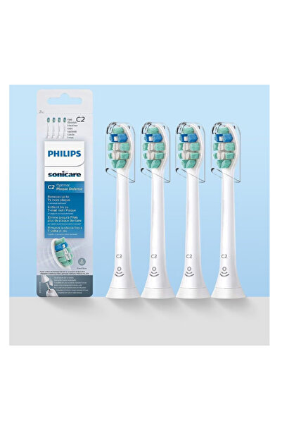 Philips Rezerve periuta de dinti electrica Sonicare C2 Optimal Plaque Defence HX9024/10, 4 buc,