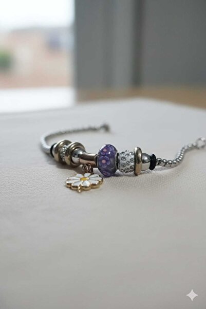 Liva Papatya çarmlı bileklik